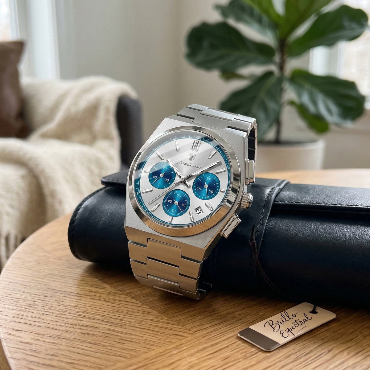 Titan Chrono™ — Reloj Deportivo de Acero Inoxidable para Hombre