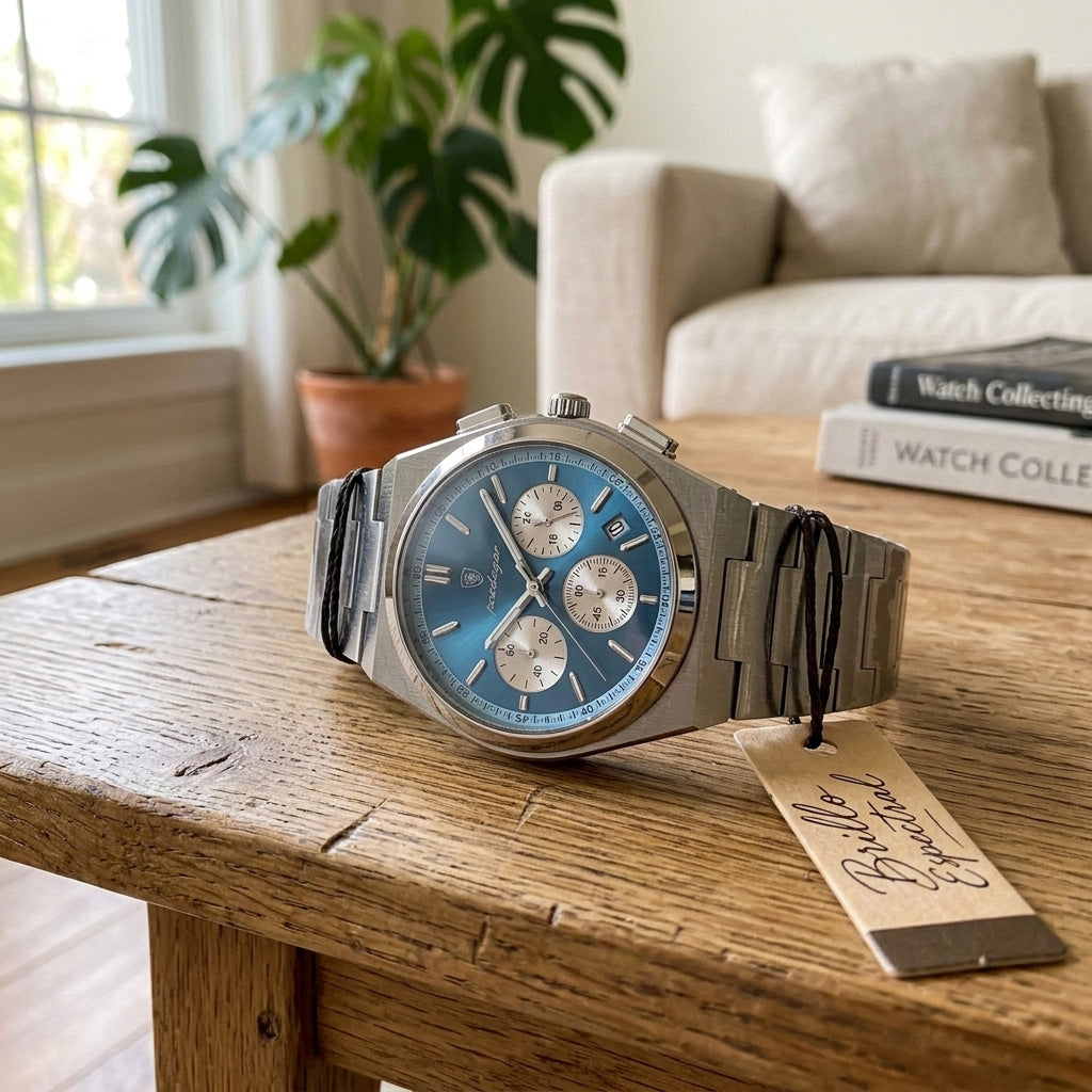 Titan Chrono™ — Reloj Deportivo de Acero Inoxidable para Hombre