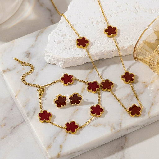 Lucky Clover Set Collection — buena suerte que se usa todos los días. 🍀