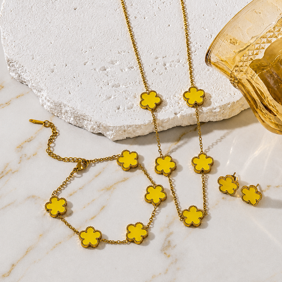 Lucky Clover Set Collection — buena suerte que se usa todos los días. 🍀