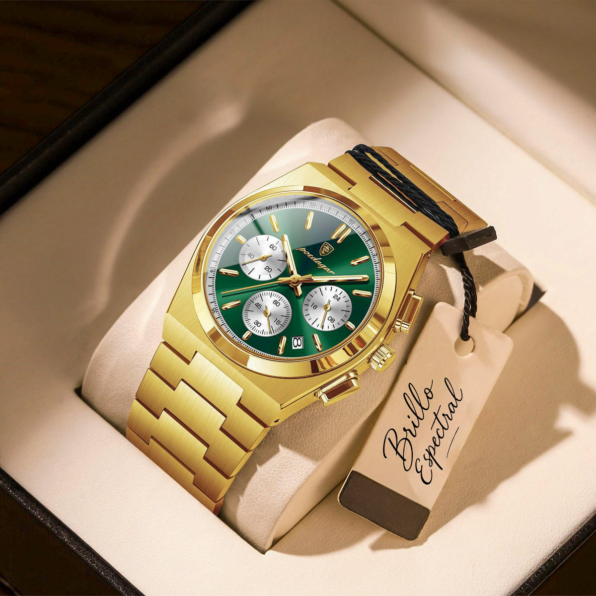Titan Chrono™ — Reloj Deportivo de Acero Inoxidable para Hombre