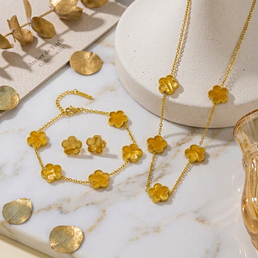 Lucky Clover Set Collection — buena suerte que se usa todos los días. 🍀