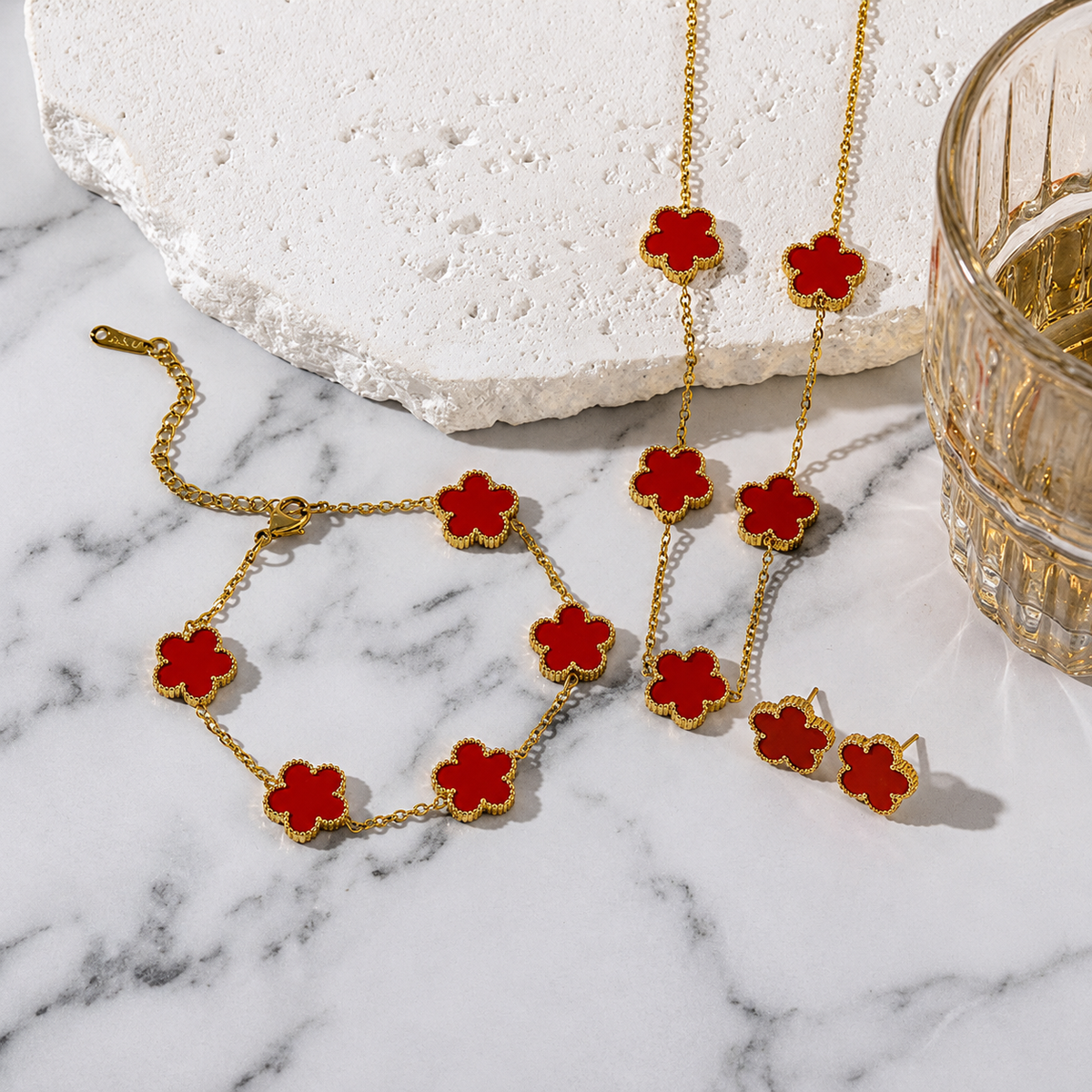 Lucky Clover Set Collection — buena suerte que se usa todos los días. 🍀