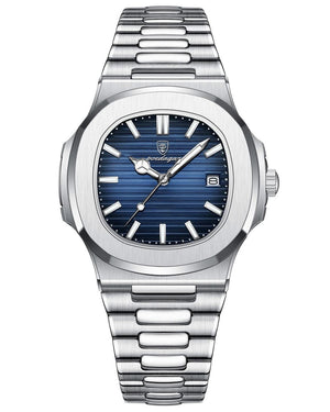 Silver Authority™ — Reloj para Hombre Stainless Steel | Cronógrafo Cuarzo Resistente al Agua