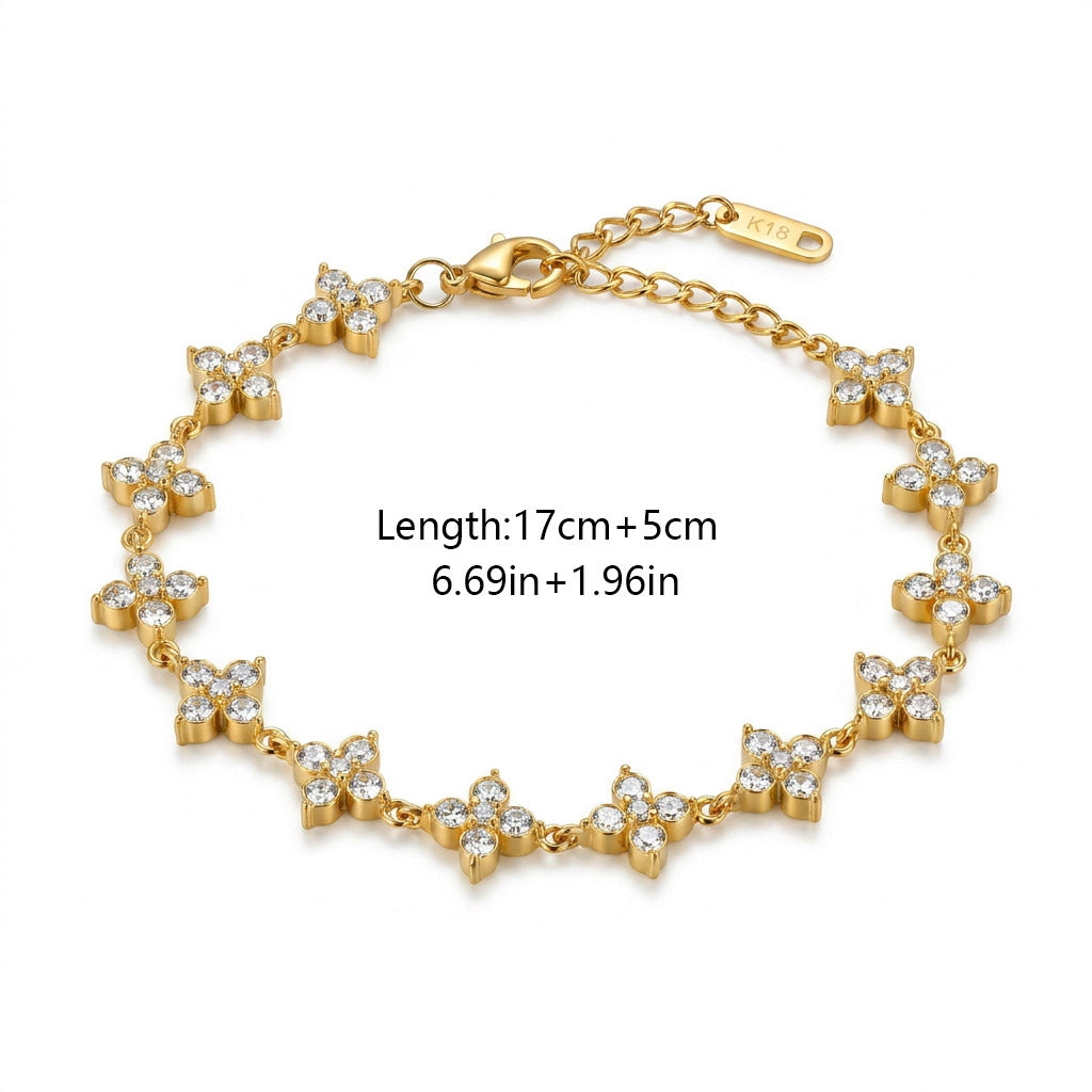 Crystal Bloom Set — Stainless Steel