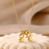 Amor Eterno™ — Collar Delicado de Amor en Oro 18K