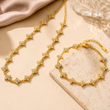 Crystal Bloom Set — Stainless Steel