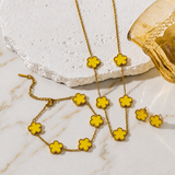 Lucky Clover Set Collection — buena suerte que se usa todos los días. 🍀