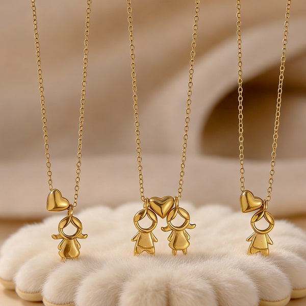 Amor Eterno™ — Collar Delicado de Amor en Oro 18K