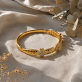 Bangle Hoja Dorada - Stainless Steel