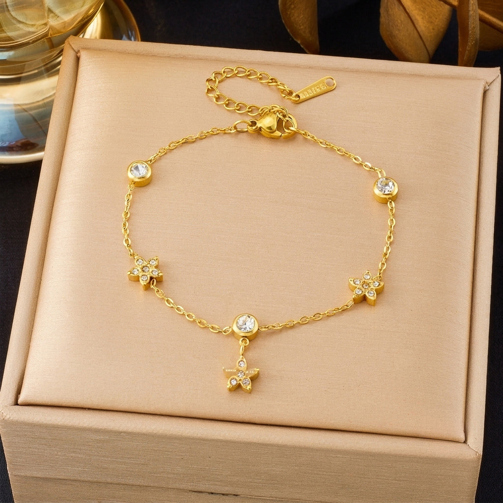Petal Stone Set — cuatro piezas, un solo estilo