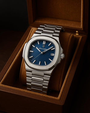 Silver Authority™ — Reloj para Hombre Stainless Steel | Cronógrafo Cuarzo Resistente al Agua