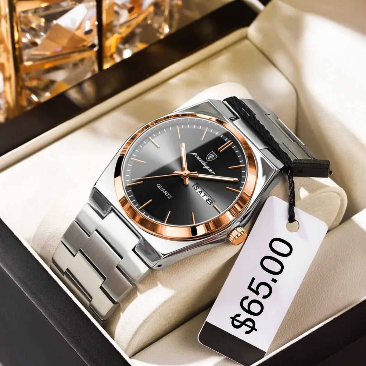 Tiempo Espectral™ — Reloj Minimalista para Hombre Resistente al Agua | Movimiento Cuarzo Stainless Steel en Múltiples Colores