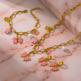 Pink Bow Set