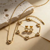 Golden Heart Set™ — Set de Amor en Stainless Steel Bañado en Oro