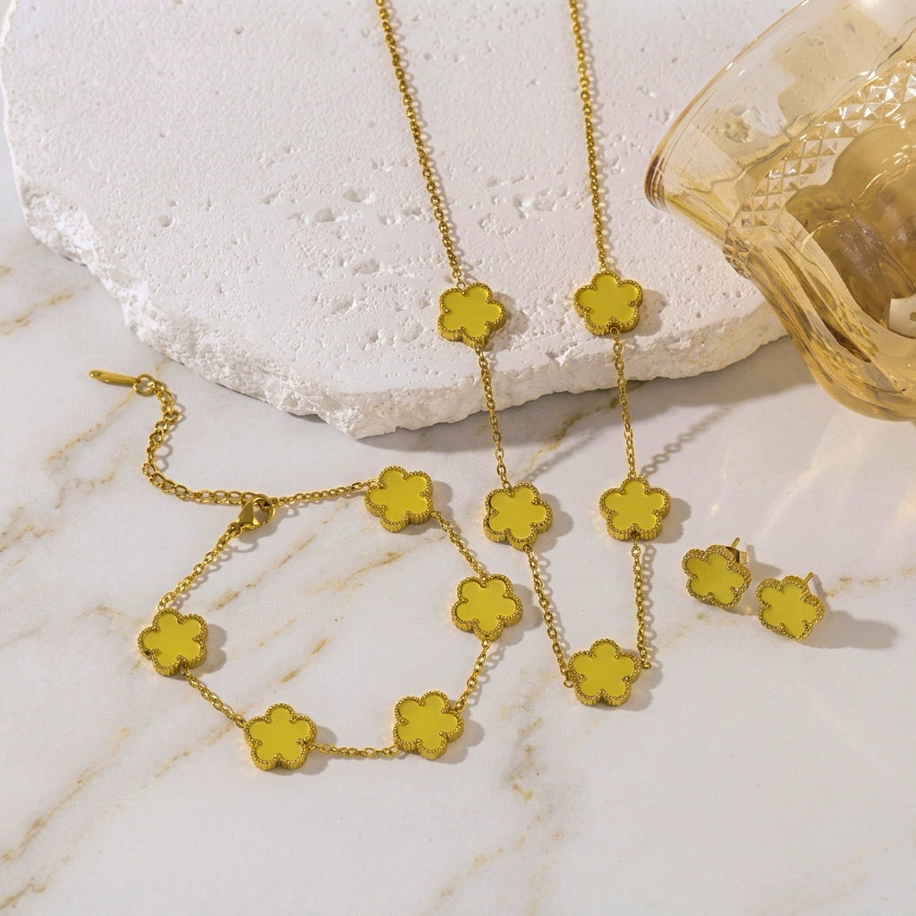Lucky Clover Set Collection — buena suerte que se usa todos los días. 🍀