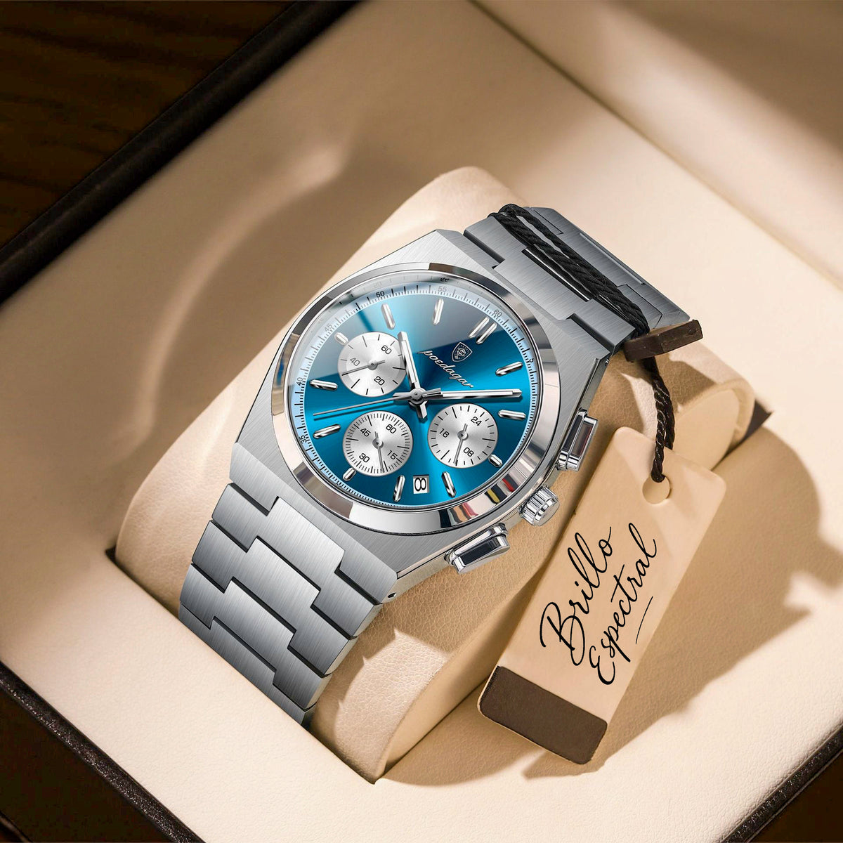 Titan Chrono™ — Reloj Deportivo de Acero Inoxidable para Hombre