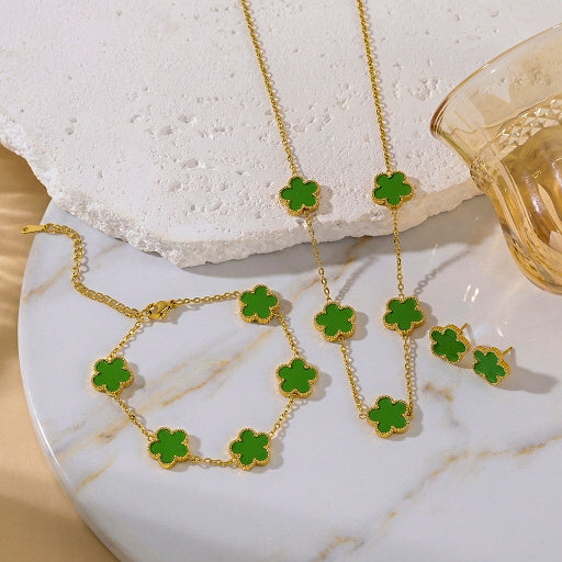 Lucky Clover Set Collection — buena suerte que se usa todos los días. 🍀
