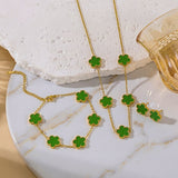 Lucky Clover Set Collection — buena suerte que se usa todos los días. 🍀