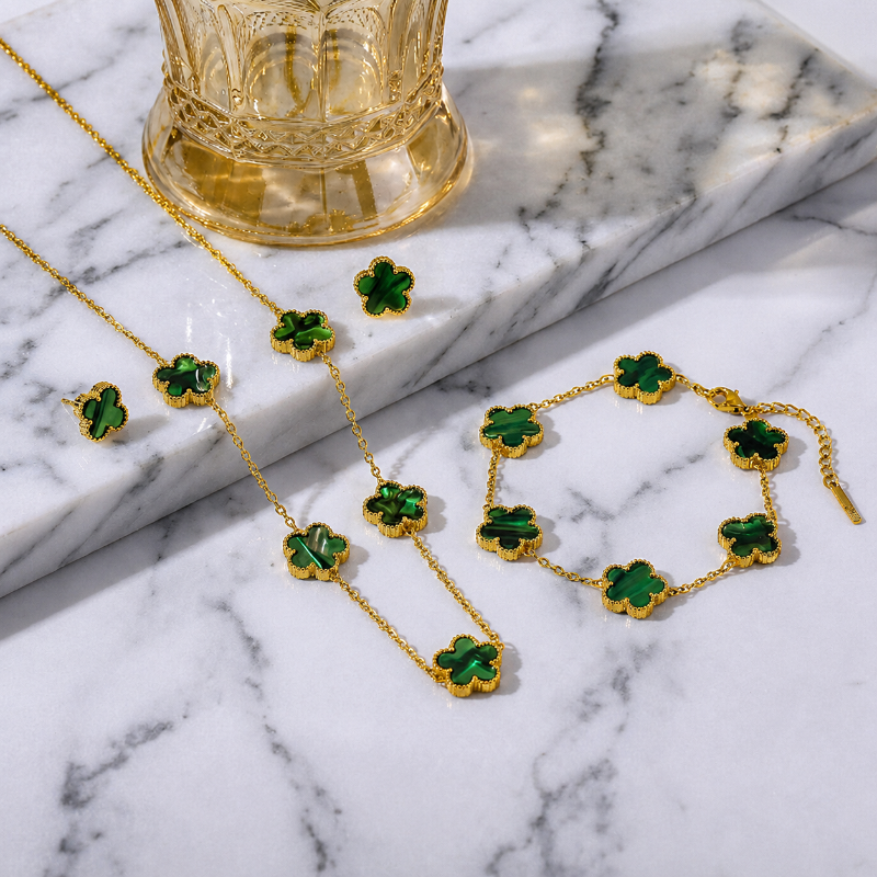 Lucky Clover Set Collection — buena suerte que se usa todos los días. 🍀