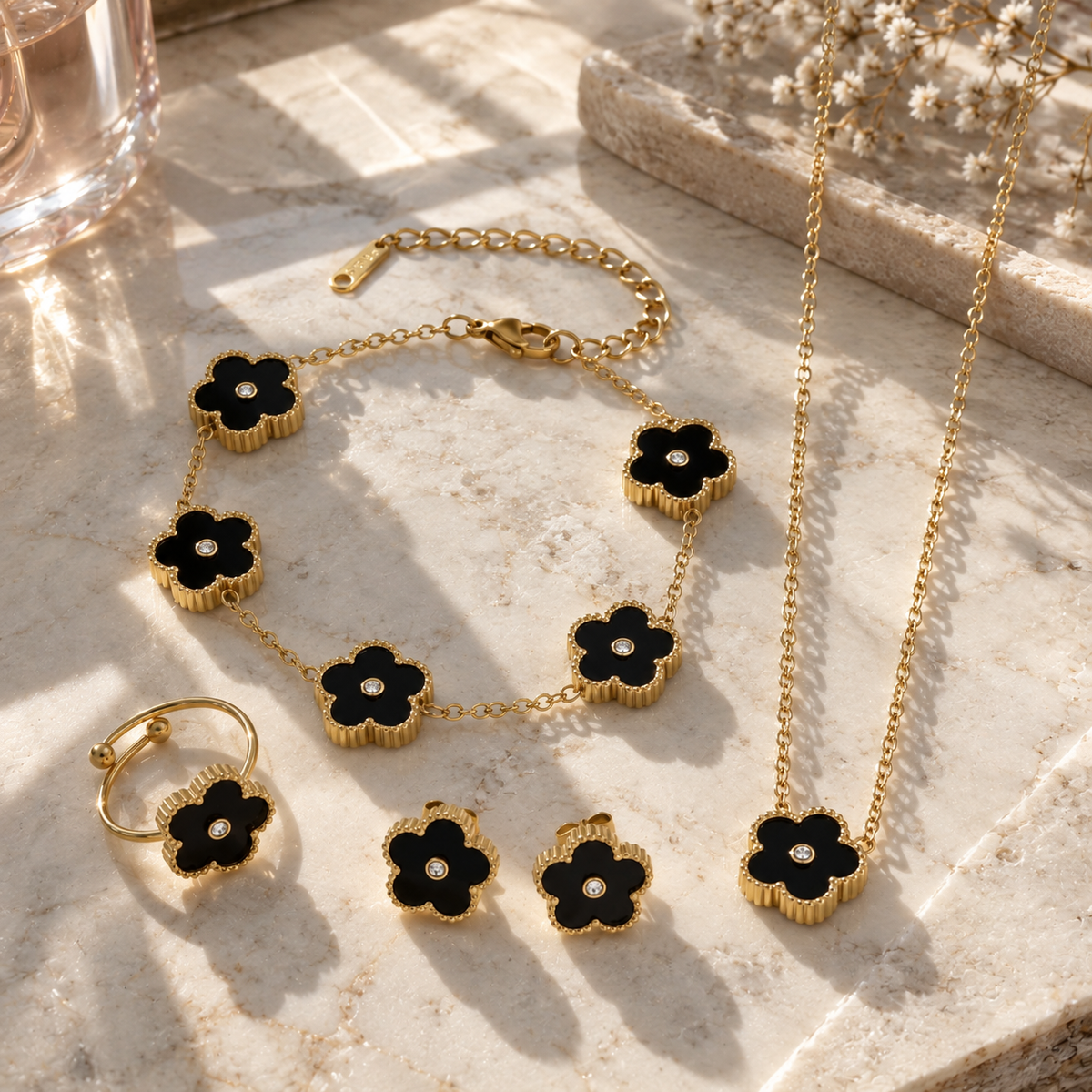 Diamond Bloom Set - Stainless Steel