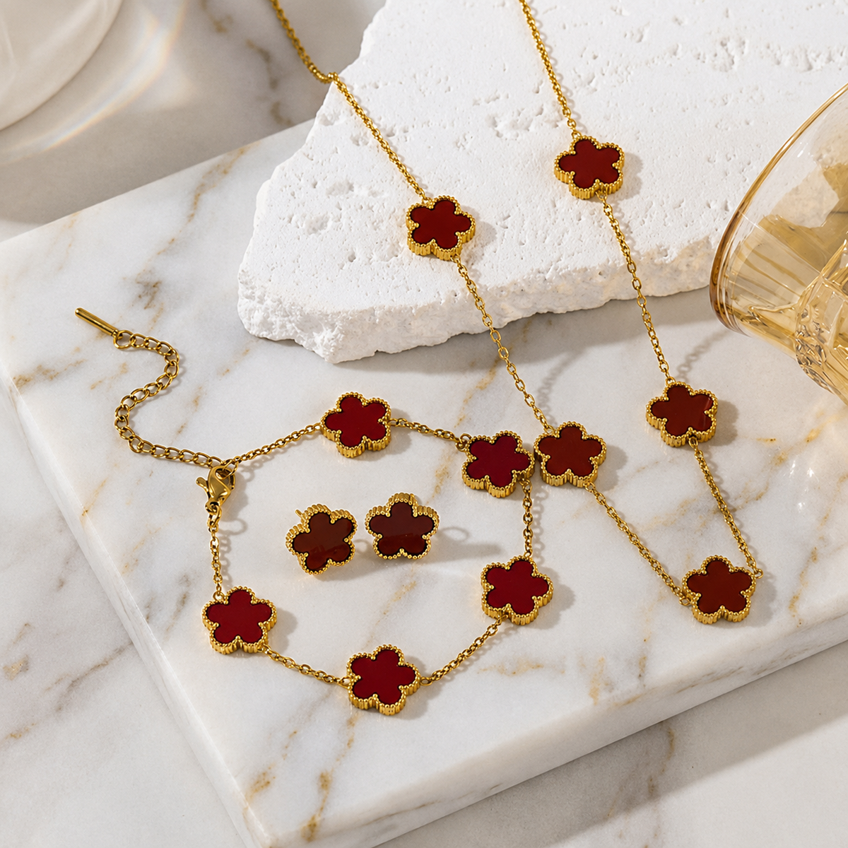 Lucky Clover Set Collection — buena suerte que se usa todos los días. 🍀