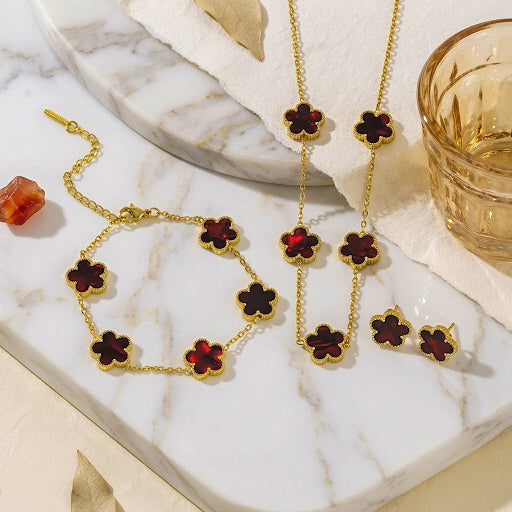 Lucky Clover Set Collection — buena suerte que se usa todos los días. 🍀