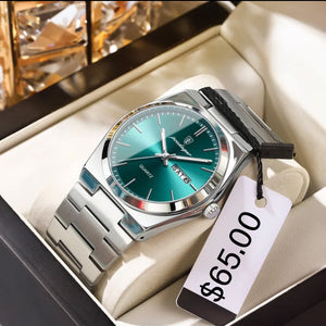 Tiempo Espectral™ — Reloj Minimalista para Hombre Resistente al Agua | Movimiento Cuarzo Stainless Steel en Múltiples Colores