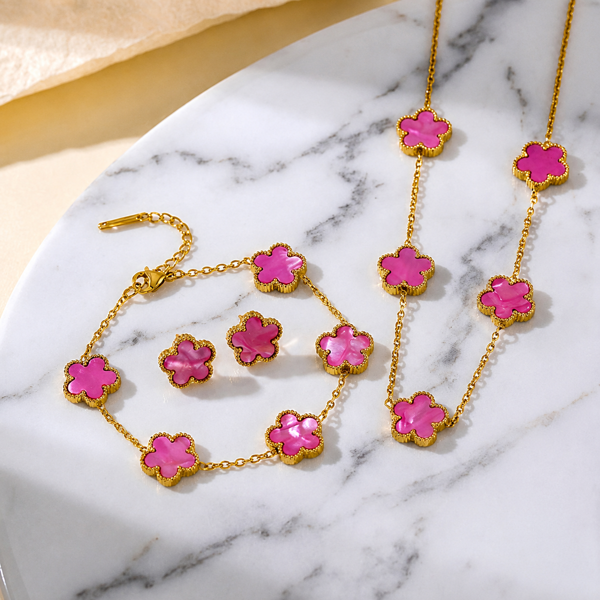Lucky Clover Set Collection — buena suerte que se usa todos los días. 🍀