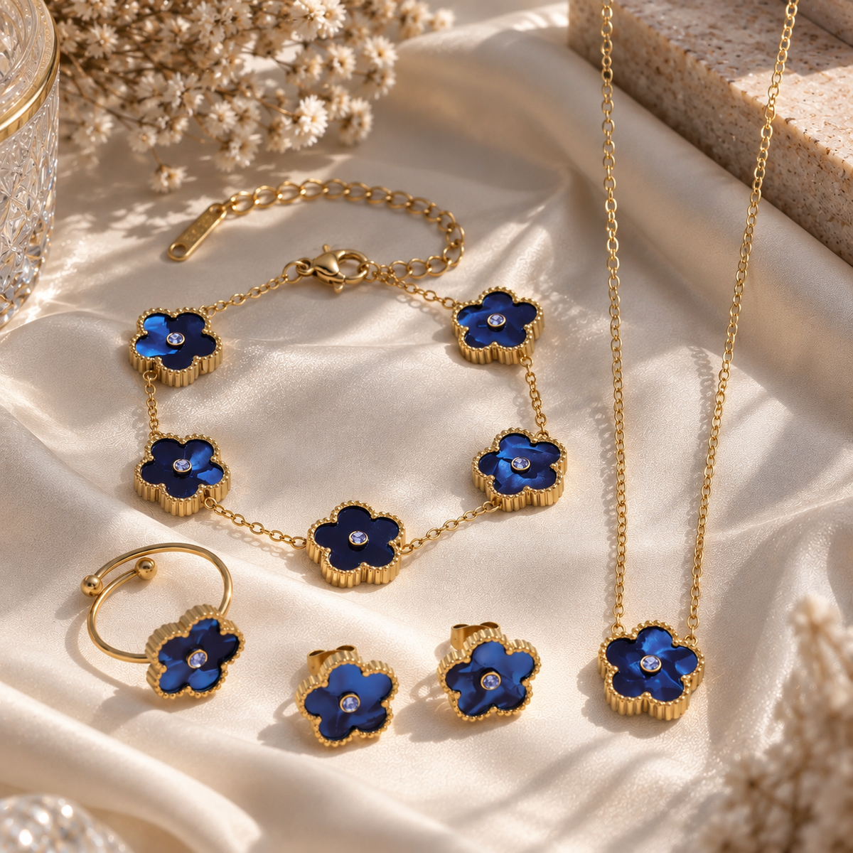 Diamond Bloom Set - Stainless Steel