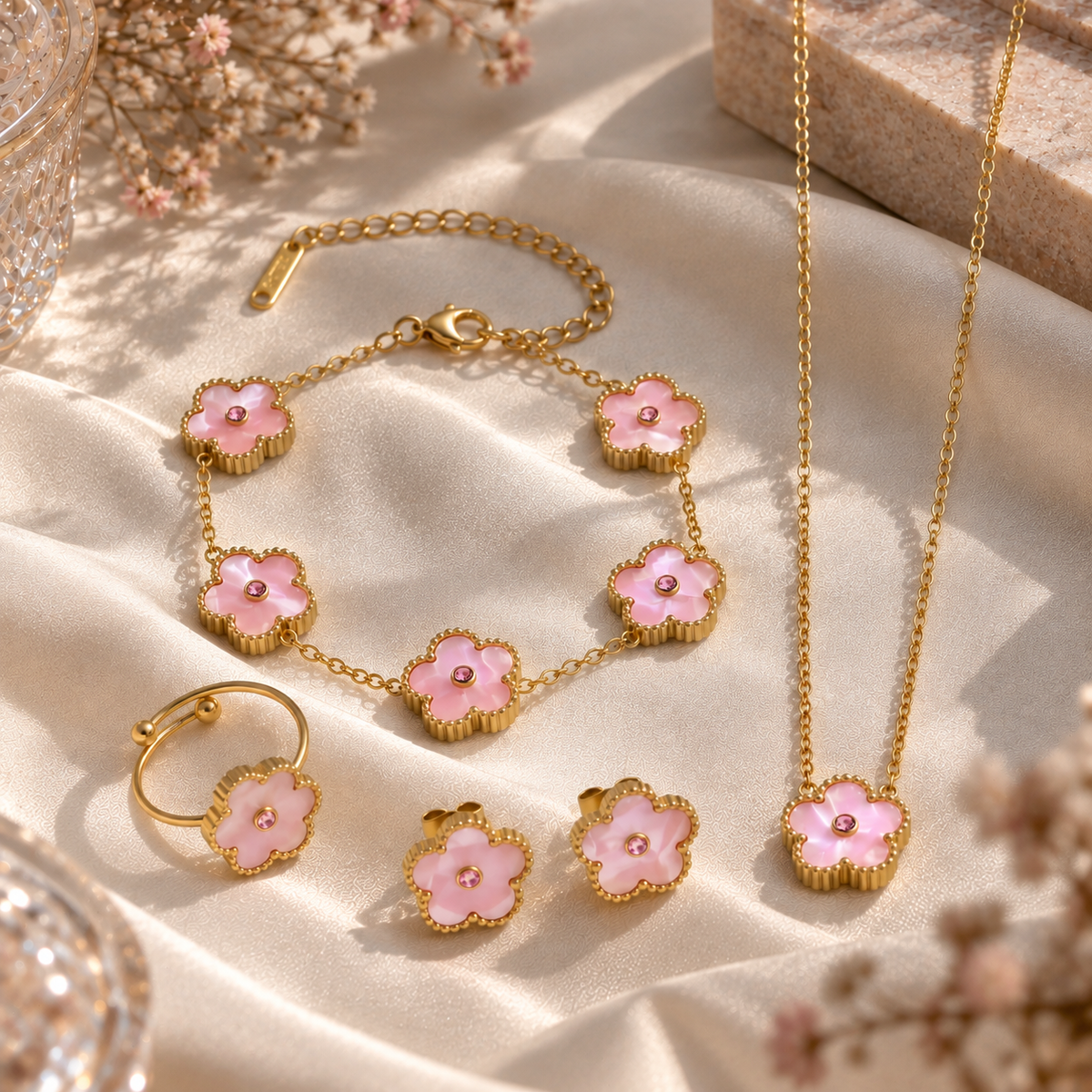 Diamond Bloom Set - Stainless Steel