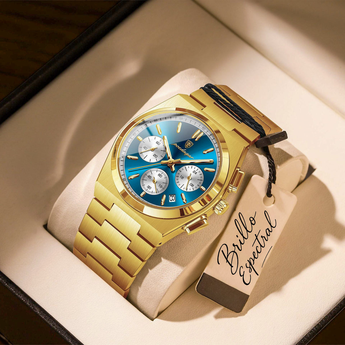 Titan Chrono™ — Reloj Deportivo de Acero Inoxidable para Hombre