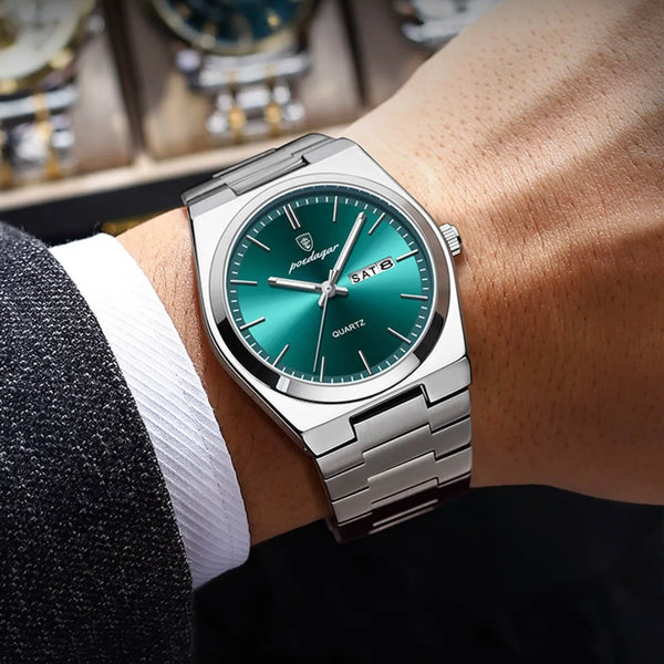 Tiempo Espectral™ — Reloj Minimalista para Hombre Resistente al Agua | Movimiento Cuarzo Stainless Steel en Múltiples Colores