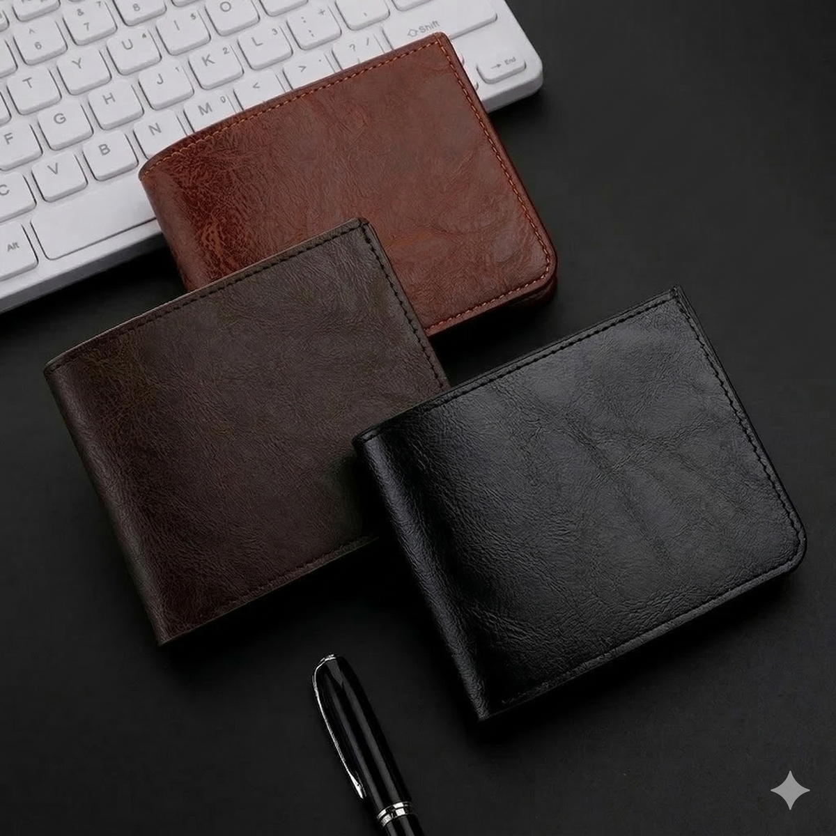 Executive Leather™ — Billetera de Cuero Genuino Premium