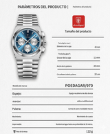 Titan Chrono™ — Reloj Deportivo de Acero Inoxidable para Hombre