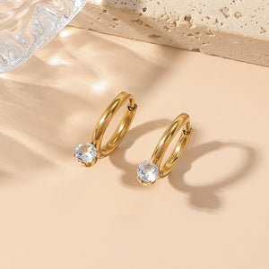 Esencia de Diamante™ — Conjunto de Joyería Minimalista con Circonias | Collar, Pulsera y Pantallas Stainless Steel