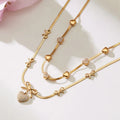 Amour Luxe Set™ — Set Romántico en Stainless Steel Bañado en Oro Rosa 18K