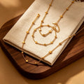 North Star Set — Collar y Pulsera de Estrellas Doradas | Stainless Steel 18K