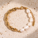 Perla Trenzada — pulsera