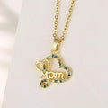 El Mejor Detalle™ — Collar con Dije de Corazón Bañado en Oro 18K | Regalo para Mamá en Titanio